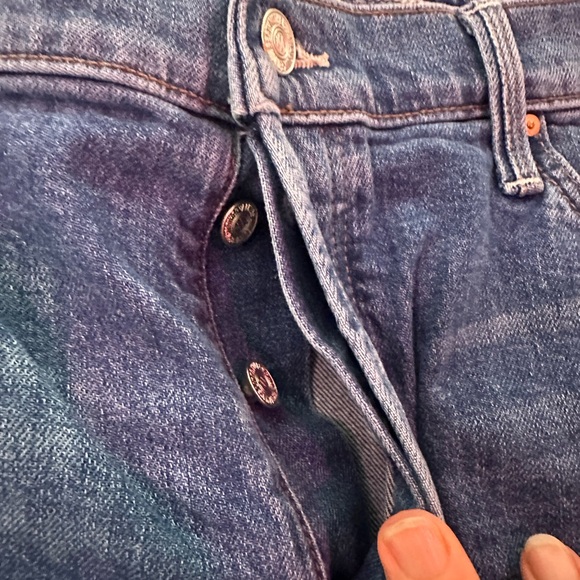 Mother Denim The Ditcher Crop Jeans. Size 34. Wide leg/low slung/oversized fit. - Picture 3 of 7